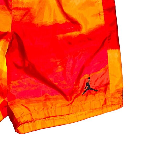 Jordan Vintage Rare Retro AJ1 Legacy Club Woven Shorts Nylon Orange Large - Picture 7 of 10